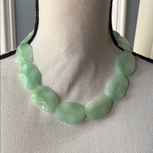 Natural stone necklace